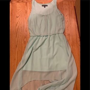 Aqua light blue dress